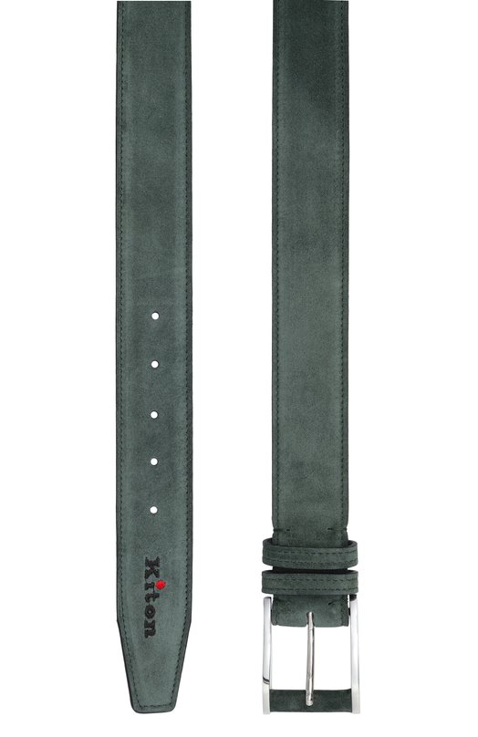 Замшевый ремень Kiton USC7140N0010806 Зелёный  USC7140N0010806 Фото 3