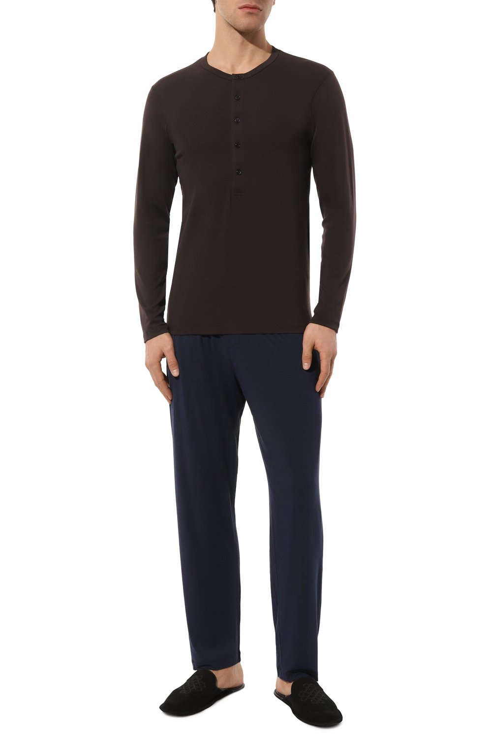 Хлопковый лонгслив-хенли TOM FORD, арт. T4M15104/204, фото 2