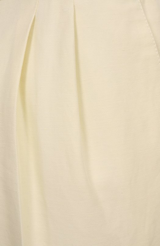 Шорты изо льна и хлопка Brunello Cucinelli MH255U0020 Кремовый  MH255U0020 Фото 6