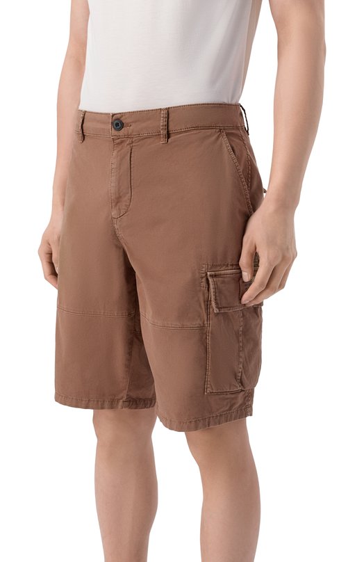 Хлопковые шорты Aeronautica Militare BE0288UCT04332 Коричневый  BE0288UCT04332 Фото 3