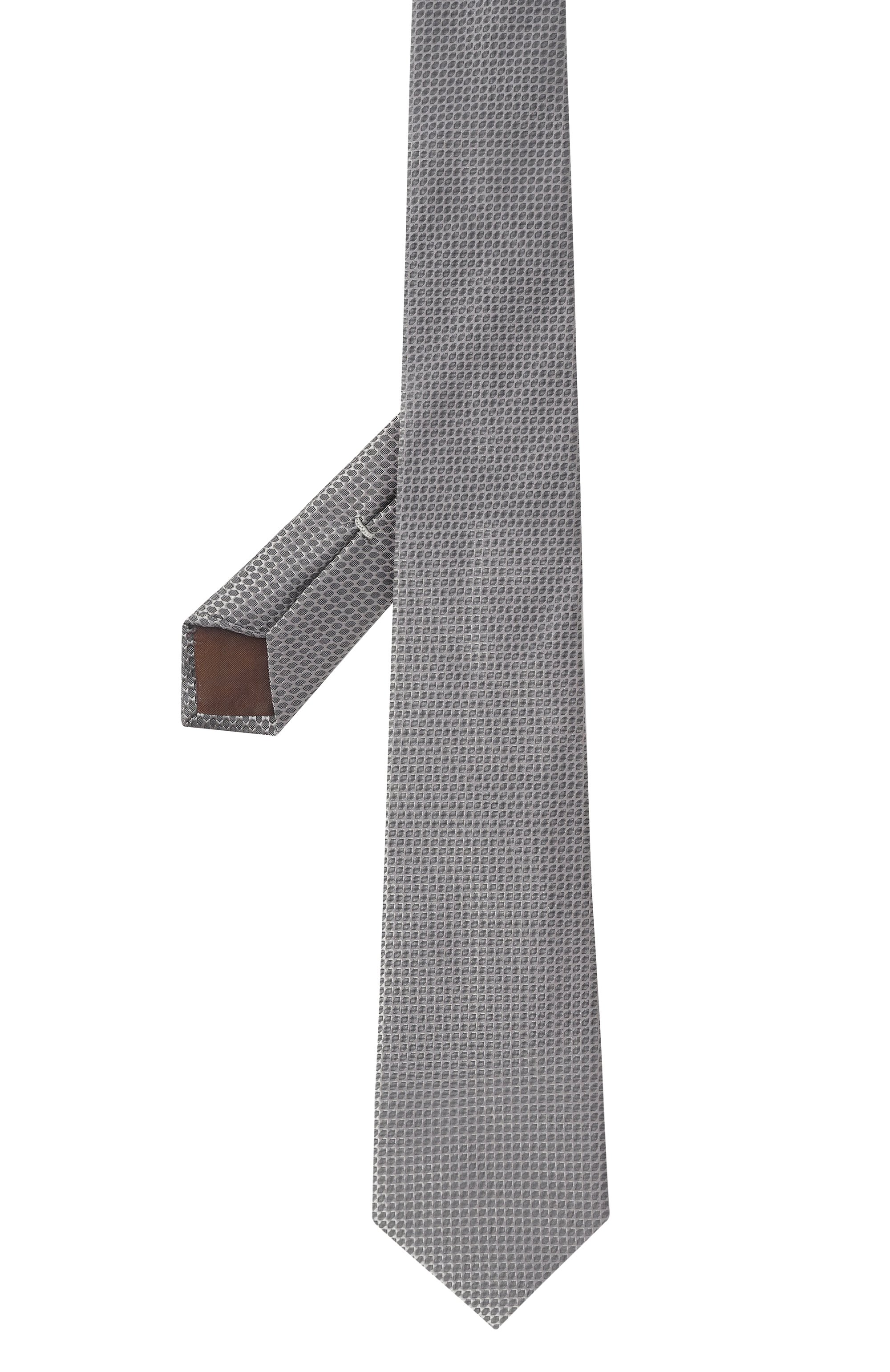 Шелковый галстук CANALI серого цвета по цене 18500 руб., арт. 18/HJ04177, фото 3 Шелковый галстук CANALI, арт. 18/HJ04177, фото 3