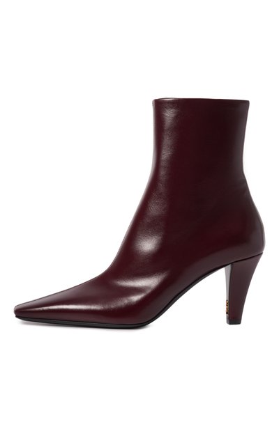Кожаные ботильоны jill 75 SAINT LAURENT, арт. 806671/AAEHW, фото 4