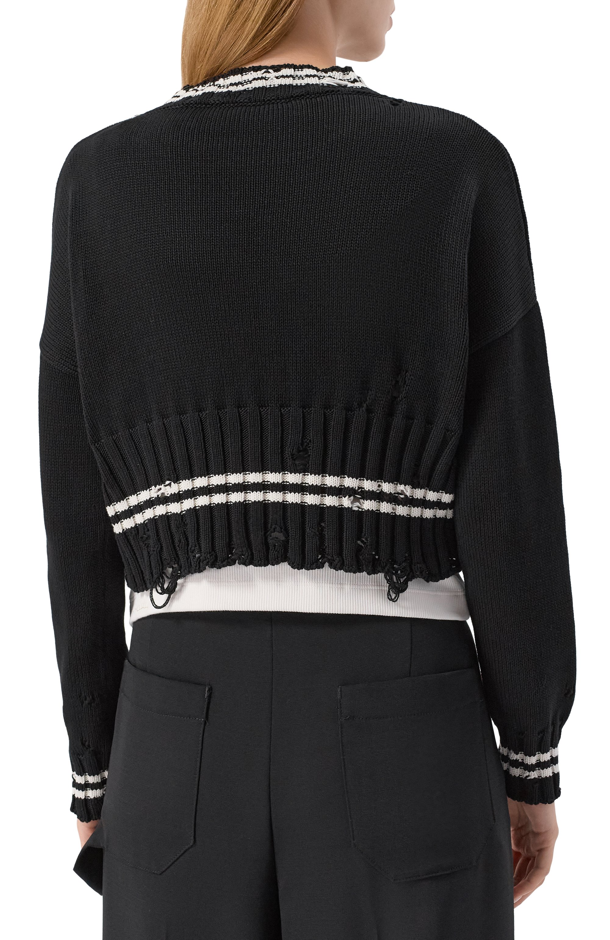 Хлопковый свитер MARNI, арт. GCMD0276Q2/UFC652, фото 4