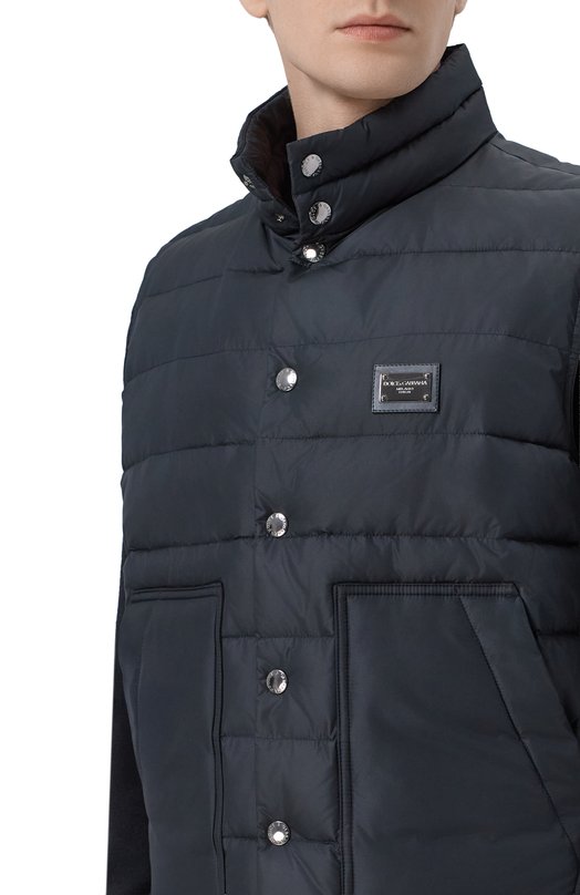 Утепленный жилет Dolce & Gabbana G9A0JT/GG781 Чёрный  G9A0JT/GG781 Фото 5