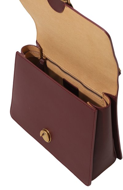 Сумка love one medium PINKO бордового цвета по цене 37900 руб., арт. 100066/A0F1, фото 5 Сумка love one medium PINKO, арт. 100066/A0F1, фото 5