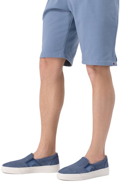 Замшевые слипоны gloria SANTONI, арт. MBGG21946PNNGFCT, фото 3