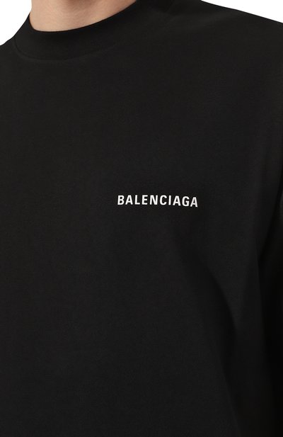 Хлопковая футболка BALENCIAGA, арт. 612966 TIVG5, фото 5