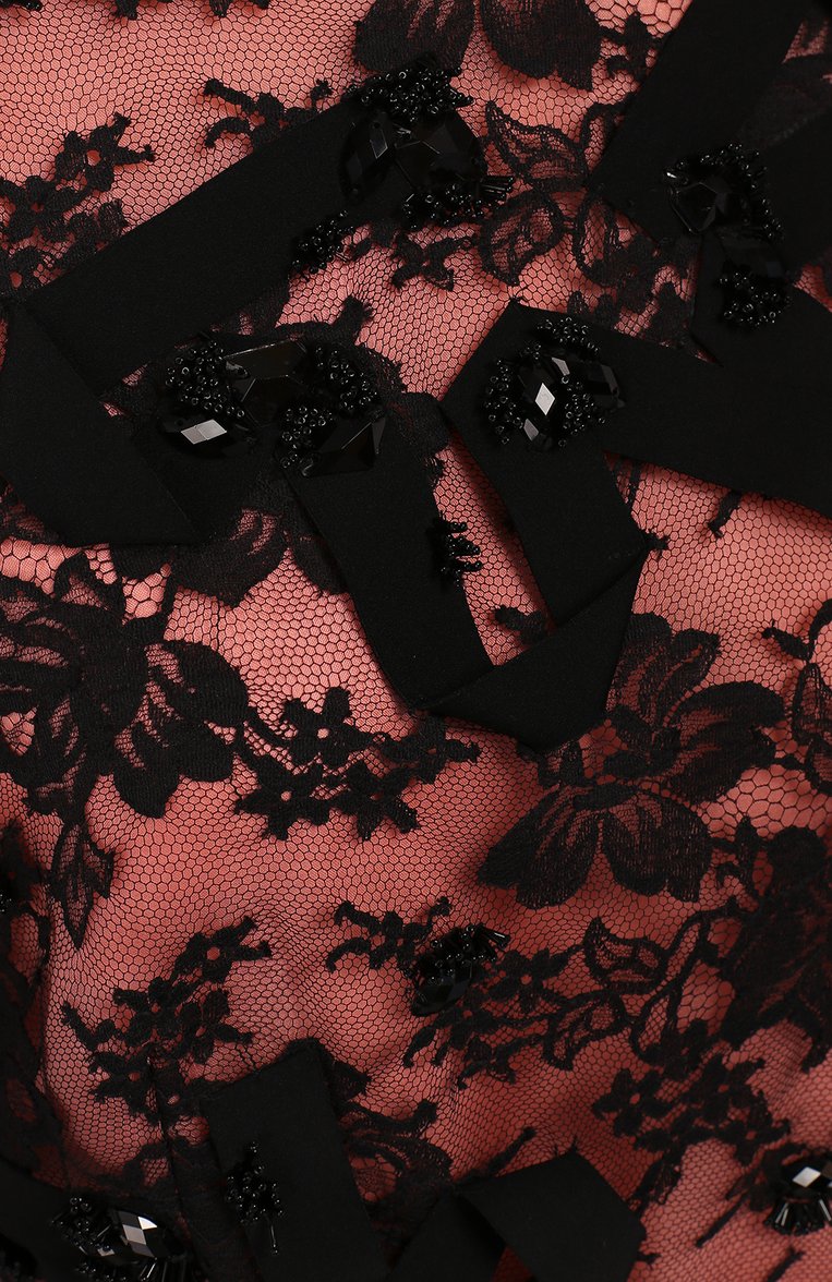 Кружевное платье OSCAR DE LA RENTA, арт. P16E657BLK, фото 1