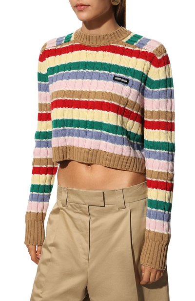 Кашемировый свитер MIU MIU, арт. MML547-10CX-F0040, фото 3