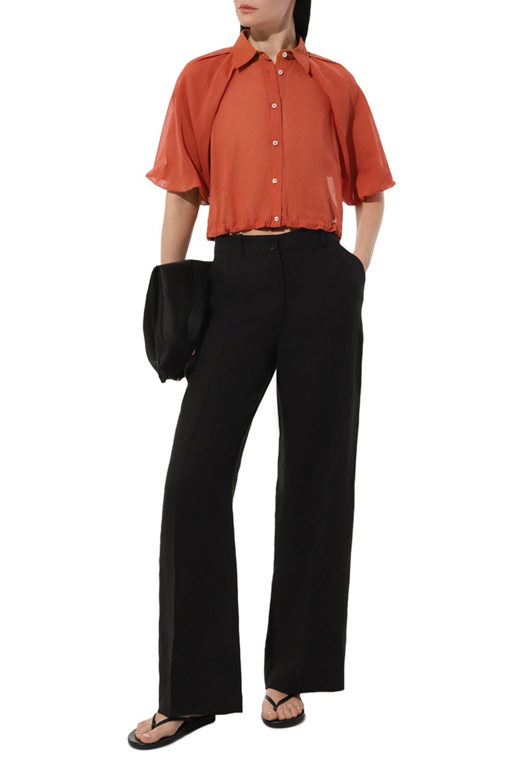 Хлопковая блузка BRUNELLO CUCINELLI, арт. MH911B1347, фото 2