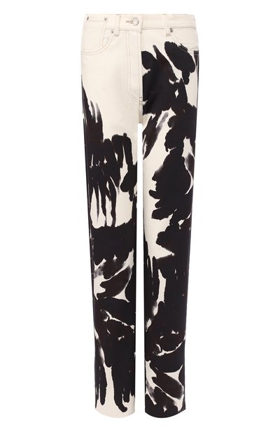 Женские джинсы с принтом DRIES VAN NOTEN, арт. 191-32410-7111