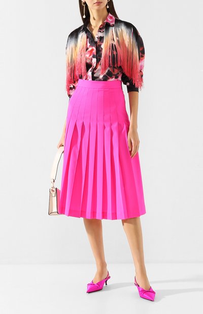 Шерстяная юбка MSGM, арт. 2841MDD74P 207118, фото 2