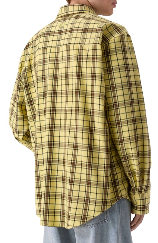 Рубашка MSGM 3940ME11T/257503 Жёлтый  3940ME11T/257503 Фото 4