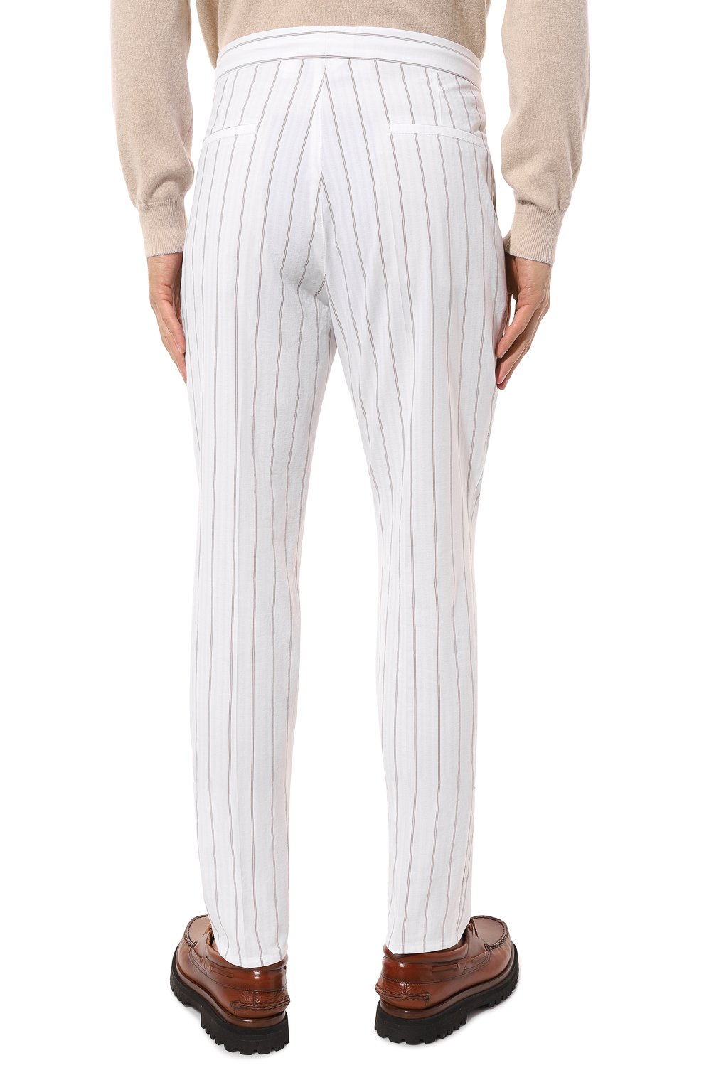 Хлопковые брюки BRUNELLO CUCINELLI, арт. MH242B6224, фото 4