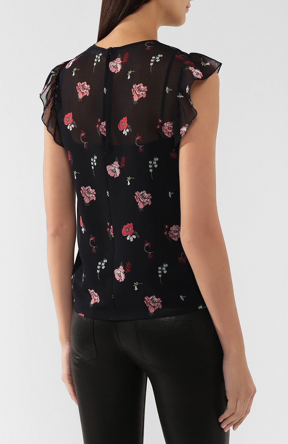 Топ с принтом REDVALENTINO разноцветного цвета по цене 33750 руб., арт. SR3AEB40/4B4, фото 4 Топ с принтом REDVALENTINO, арт. SR3AEB40/4B4, фото 4