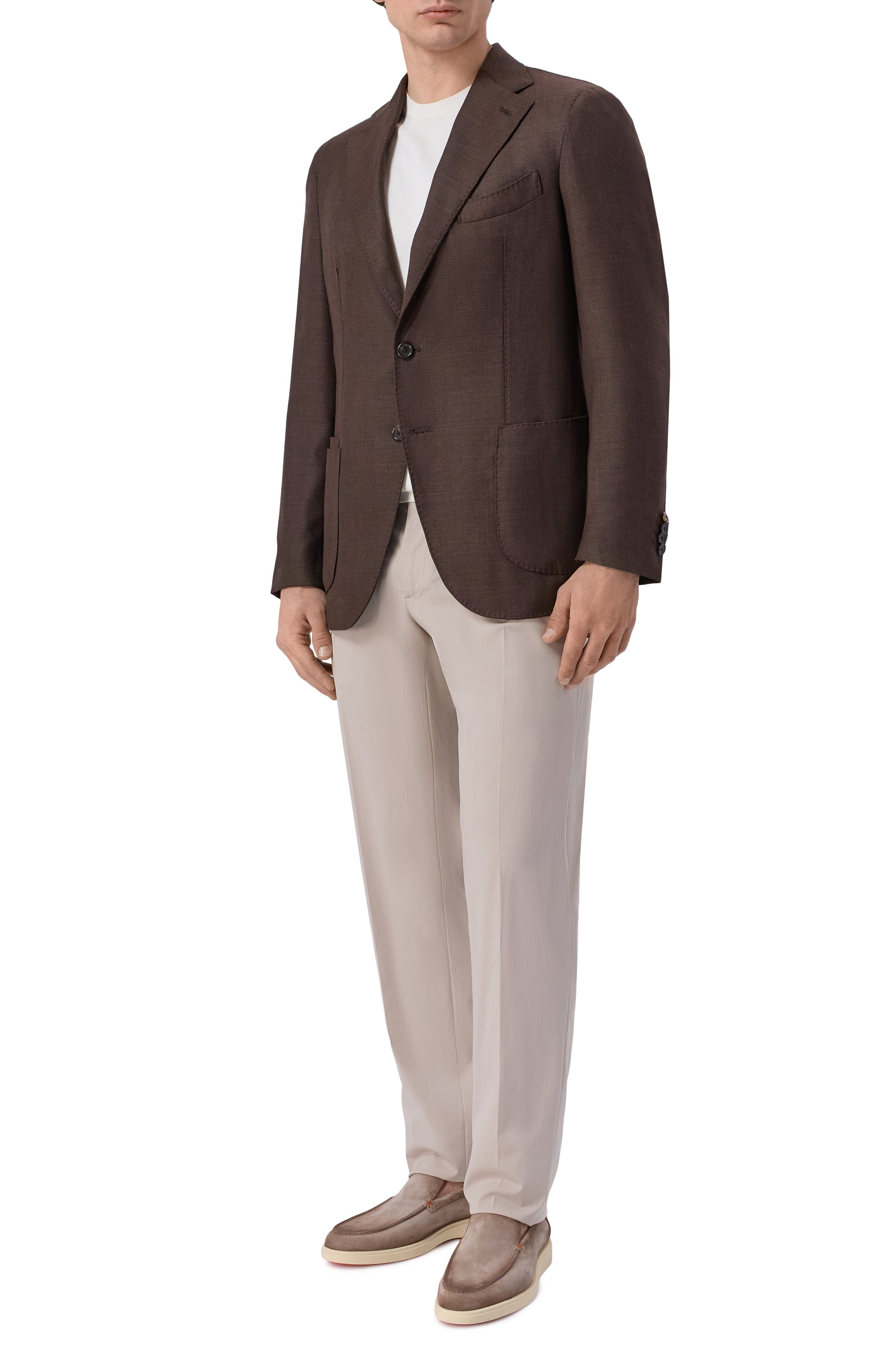 Брюки из хлопка и шелка STEFANO RICCI, арт. M1T6100111/CTKE1U, фото 2