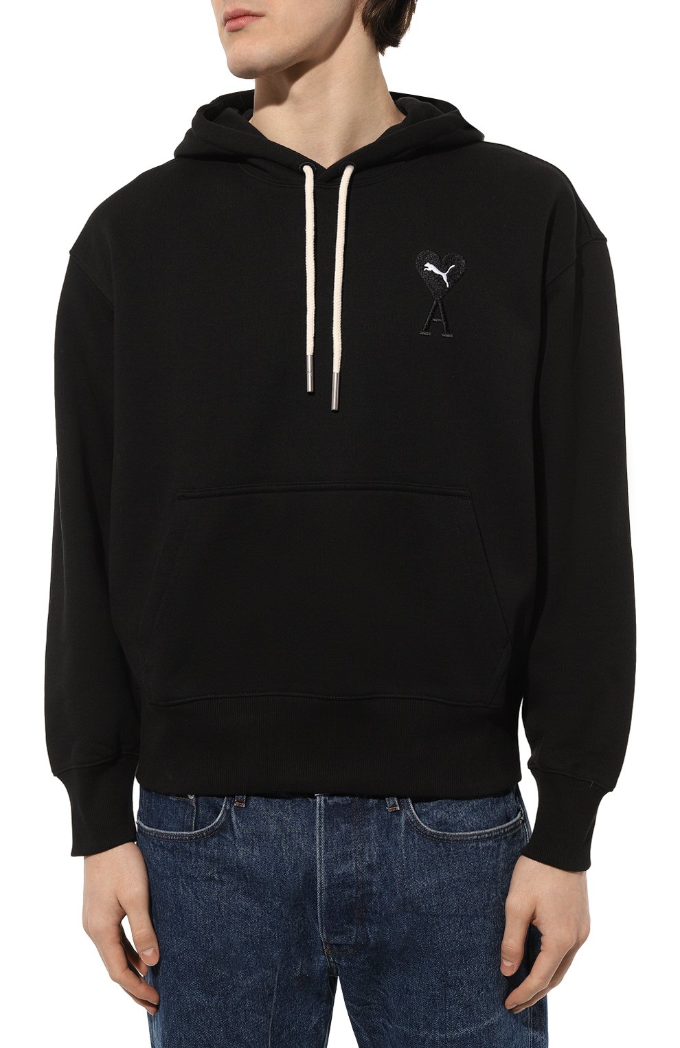Хлопковое худи puma x ami PUMA, арт. 53406901, фото 3