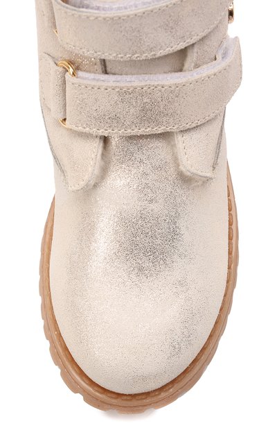 Кожаные ботинки с меховой отделкой WALKEY, арт. Y1A4-40140-0419/25-29, фото 4