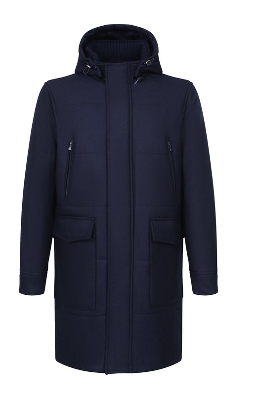 Парка из шерсти и кашемира Andrea Campagna M0D.IMPERAT0/321014GQ Синий M0D.IMPERAT0/321014GQ