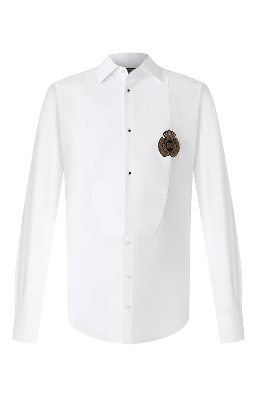 Хлопковая сорочка Dolce & Gabbana G5EN5Z/FU5U8 Белый G5EN5Z/FU5U8