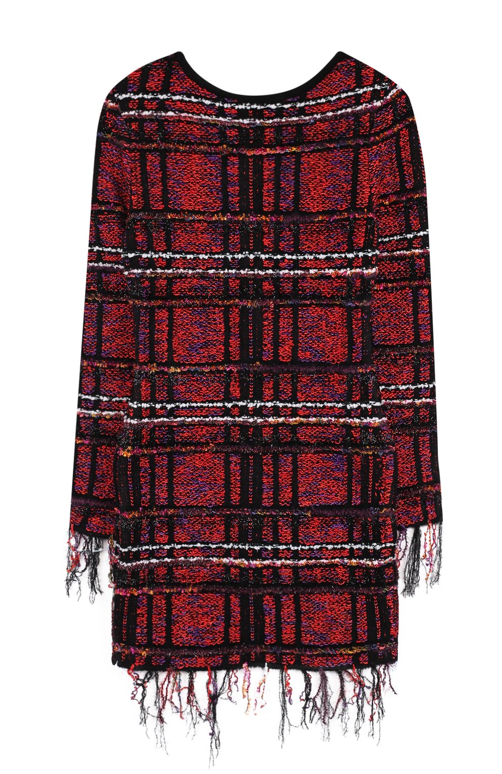 Буклированное мини-платье с бахромой BALMAIN, арт. W7E/4026/M037, фото 1