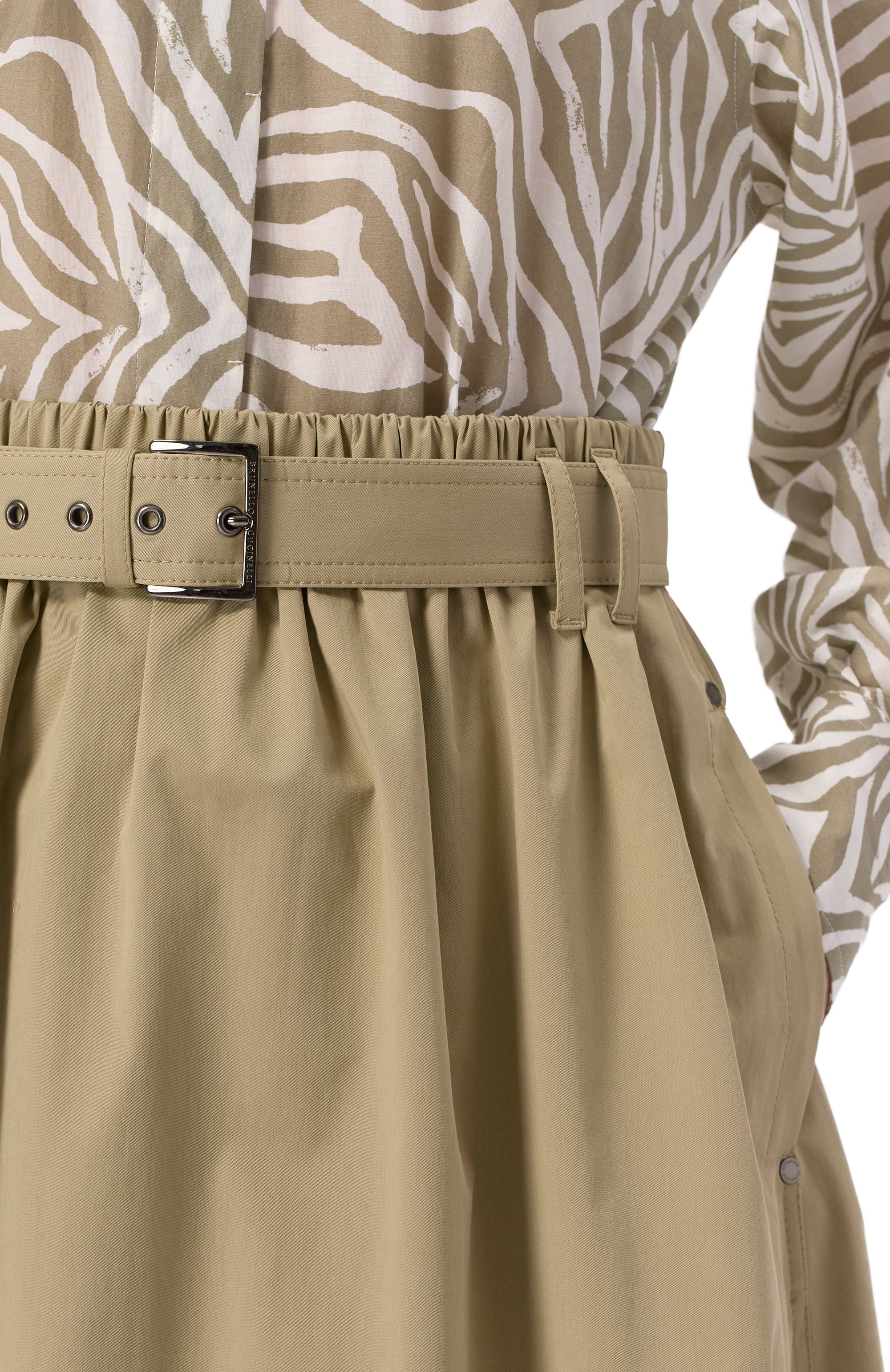 Хлопковая юбка BRUNELLO CUCINELLI, арт. ML138G3753, фото 5