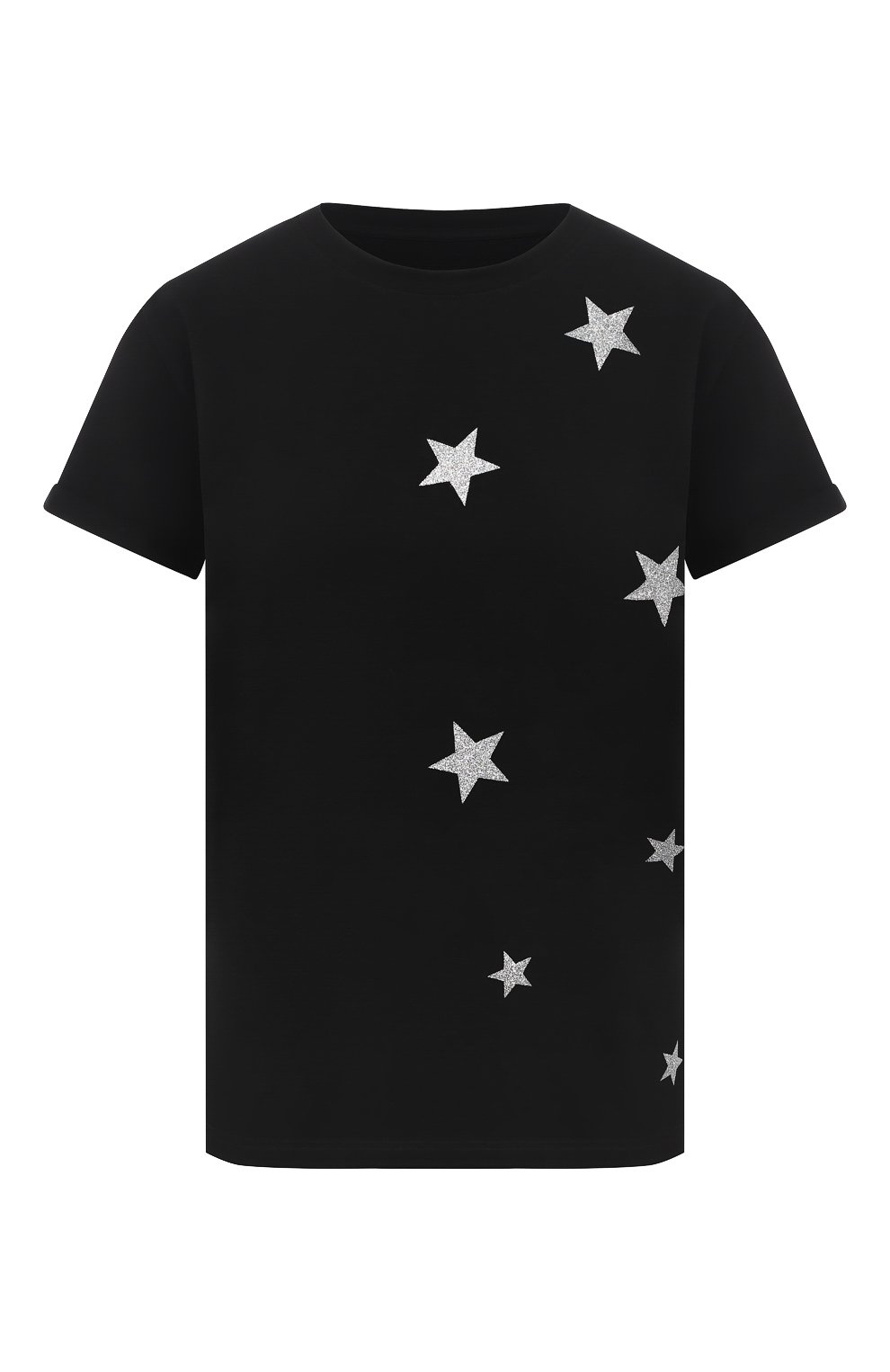 Хлопковая футболка SEVEN LAB, арт. T20-STARS-G021 black, фото 1