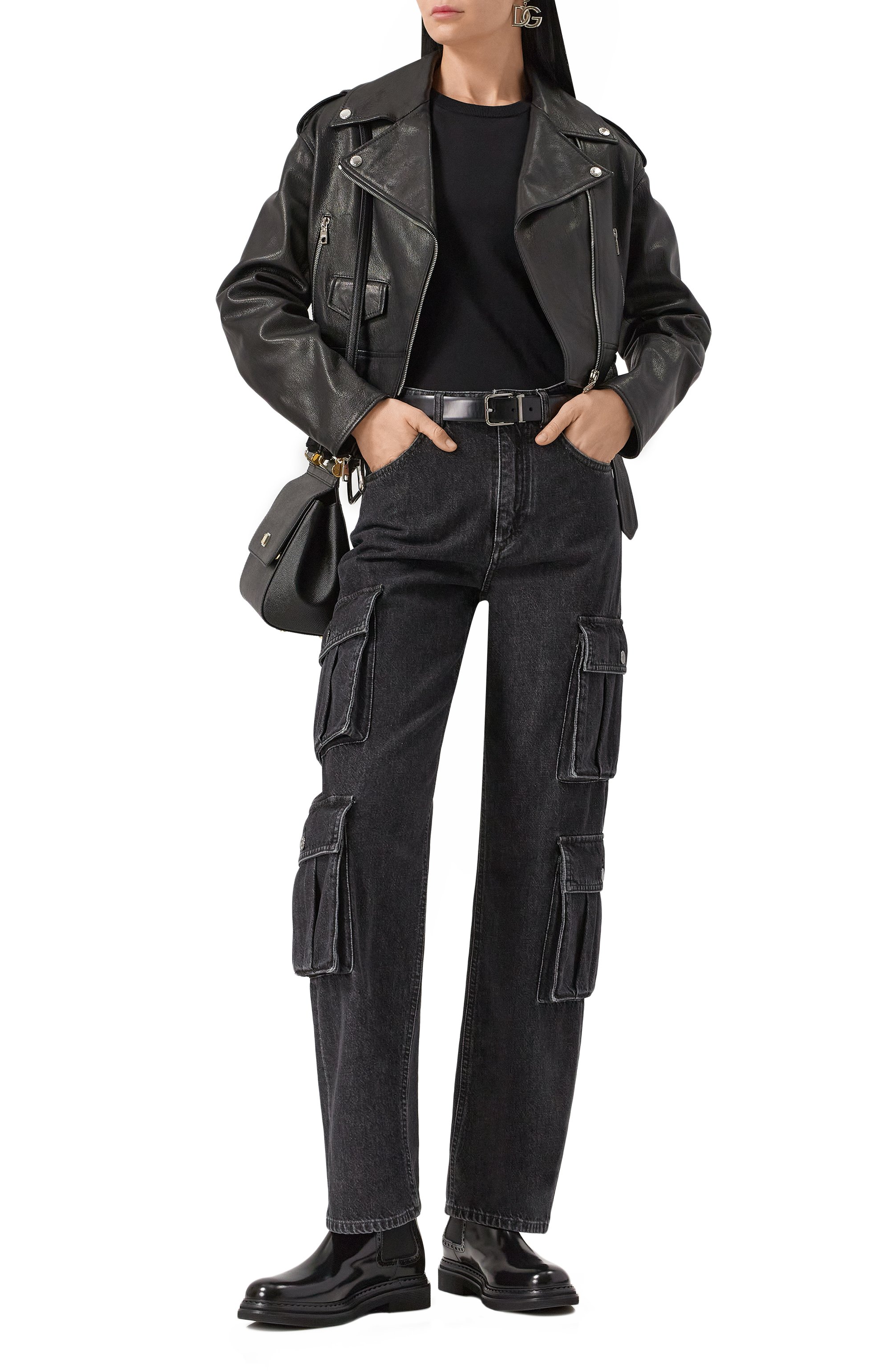 Пуловер из вискозы и хлопка DOLCE & GABBANA, арт. FXG26T/JFMEB, фото 2