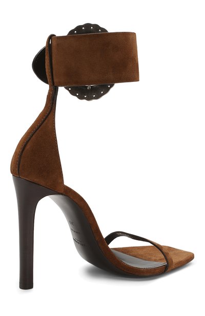Замшевые босоножки joplin SAINT LAURENT, арт. 552252/BT300, фото 4