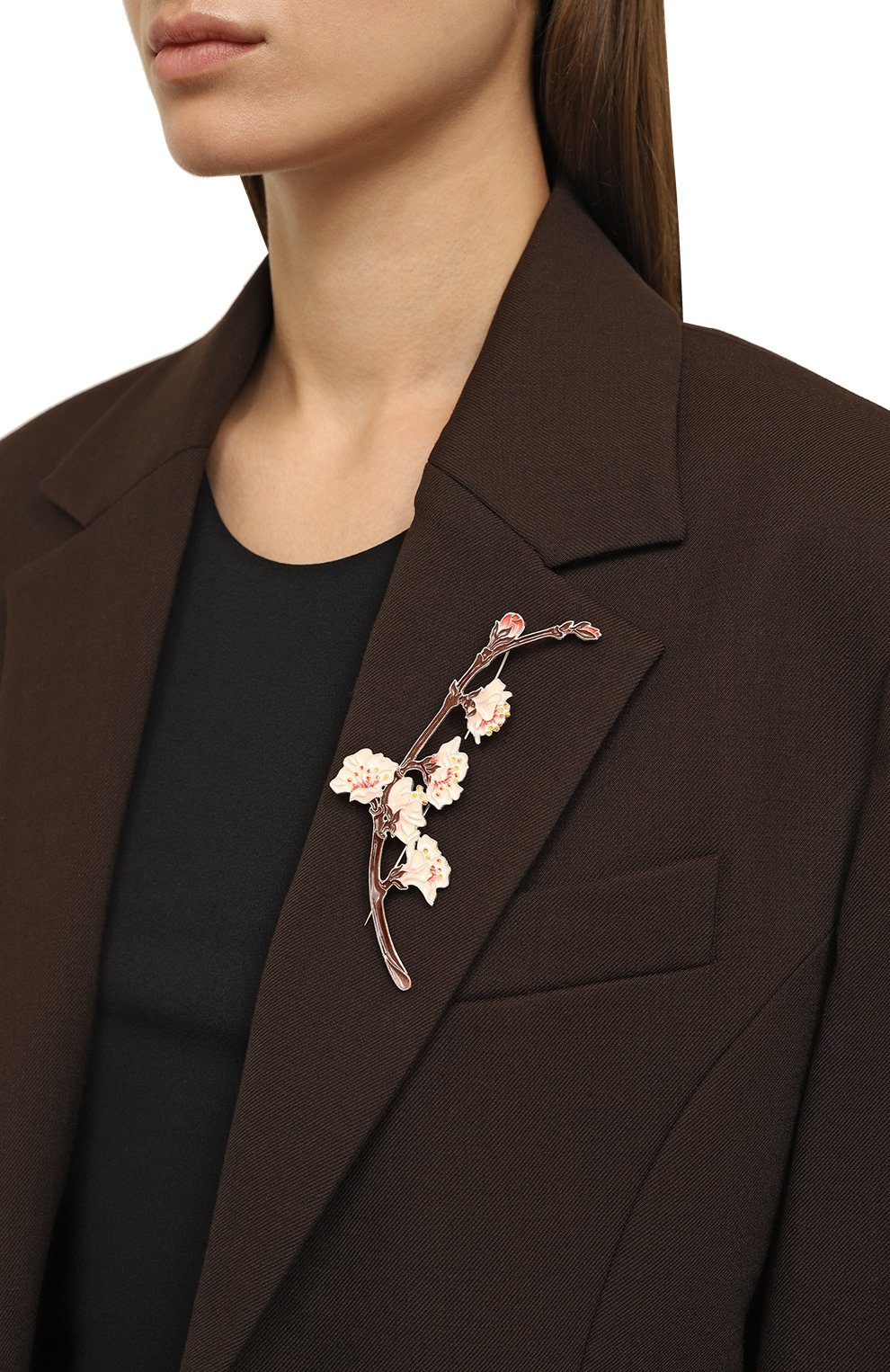 Брошь абрикос РУССКИЕ САМОЦВЕТЫ, арт. 41681, фото 2