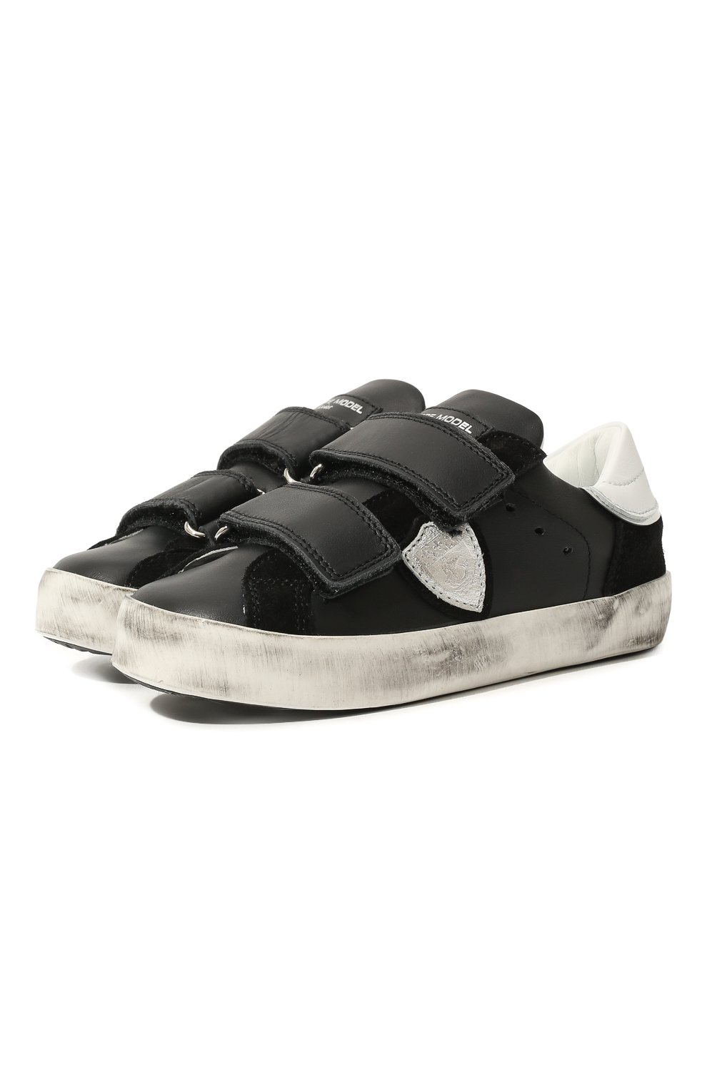 Кожаные кеды PHILIPPE MODEL JUNIOR, арт. 71192 VAR.1/18-27, фото 1