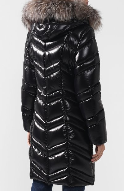 Пуховик с меховой отделкой капюшона MONCLER, арт. D2-093-49344-25-68950, фото 4