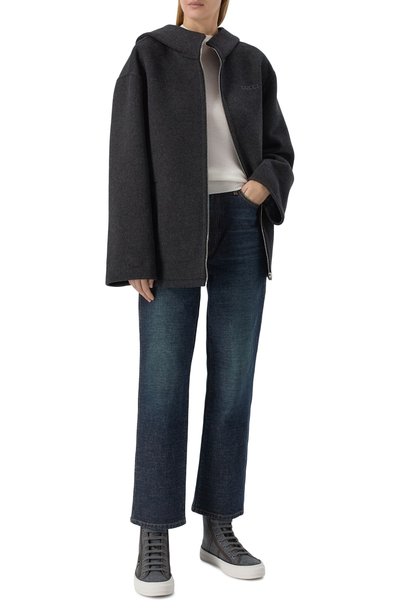 Текстильные кеды BRUNELLO CUCINELLI серого цвета по цене 185000 руб., арт. MZ38G3331P, фото 3 Текстильные кеды BRUNELLO CUCINELLI, арт. MZ38G3331P, фото 3