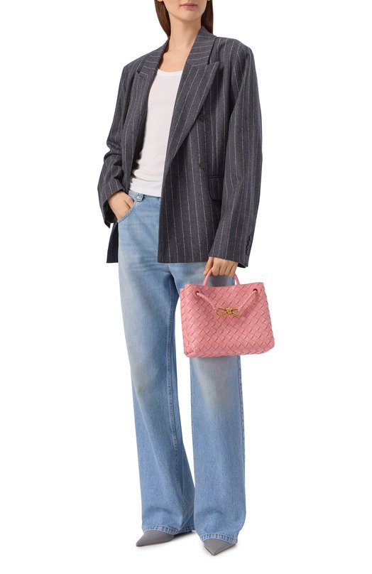 Сумка Andiamo small Bottega Veneta 766014/VCPP1 Розовый  766014/VCPP1 Фото 3