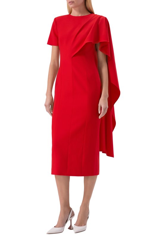 Шерстяное платье Shervarli DR25-0022 Красный  DR25-0022 Фото 2