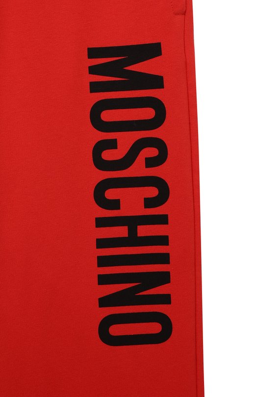 

Хлопковые джоггеры Moschino, Красный