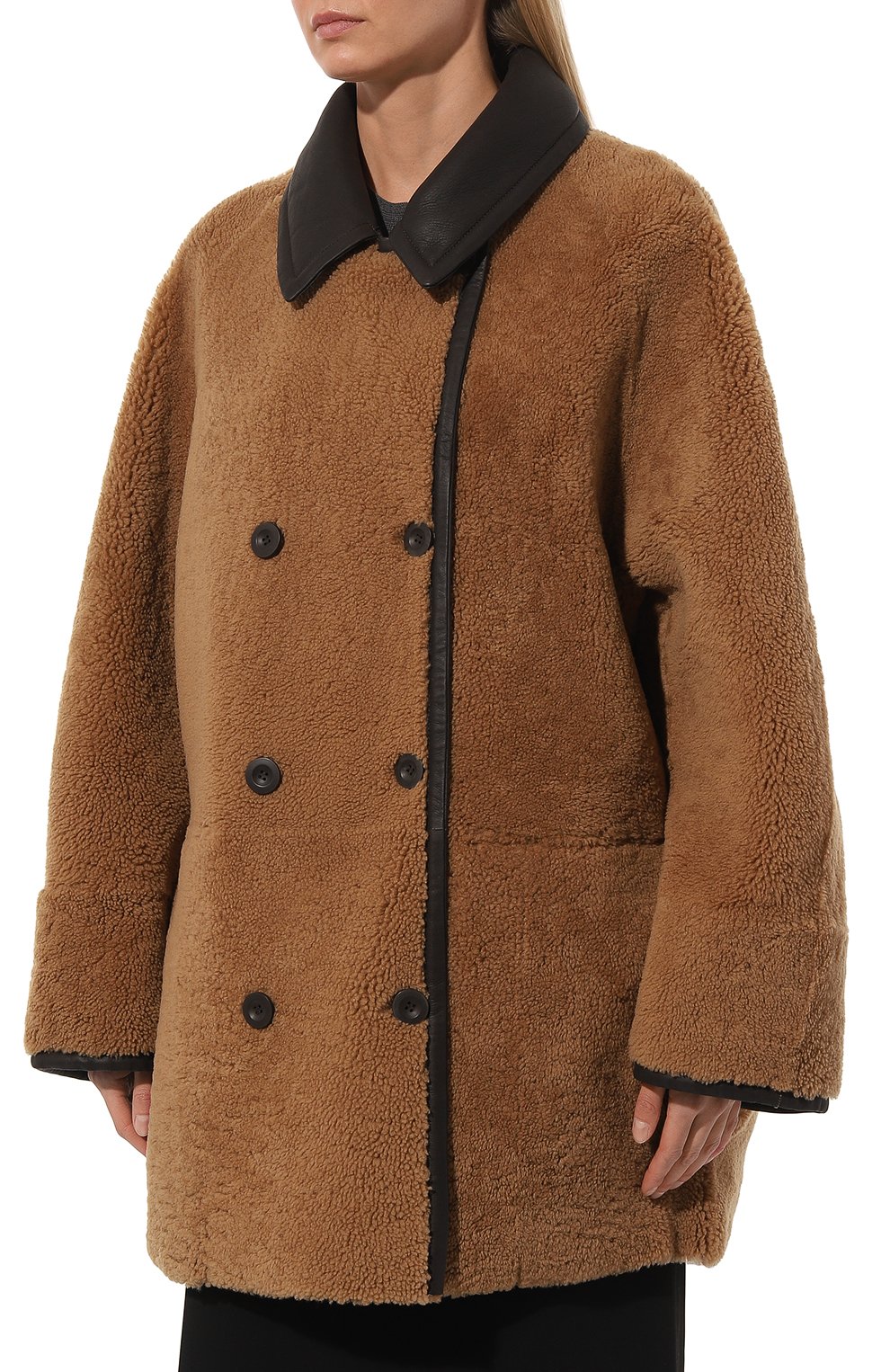 Двусторонняя дубленка из овчины LUDA NIKISHINA, арт. FC/ELLE/np-kr/br-dbeige, фото 6