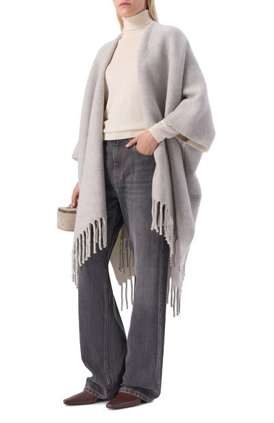 Пончо из шерсти и кашемира BRUNELLO CUCINELLI, арт. MSCDAGP42, фото 2
