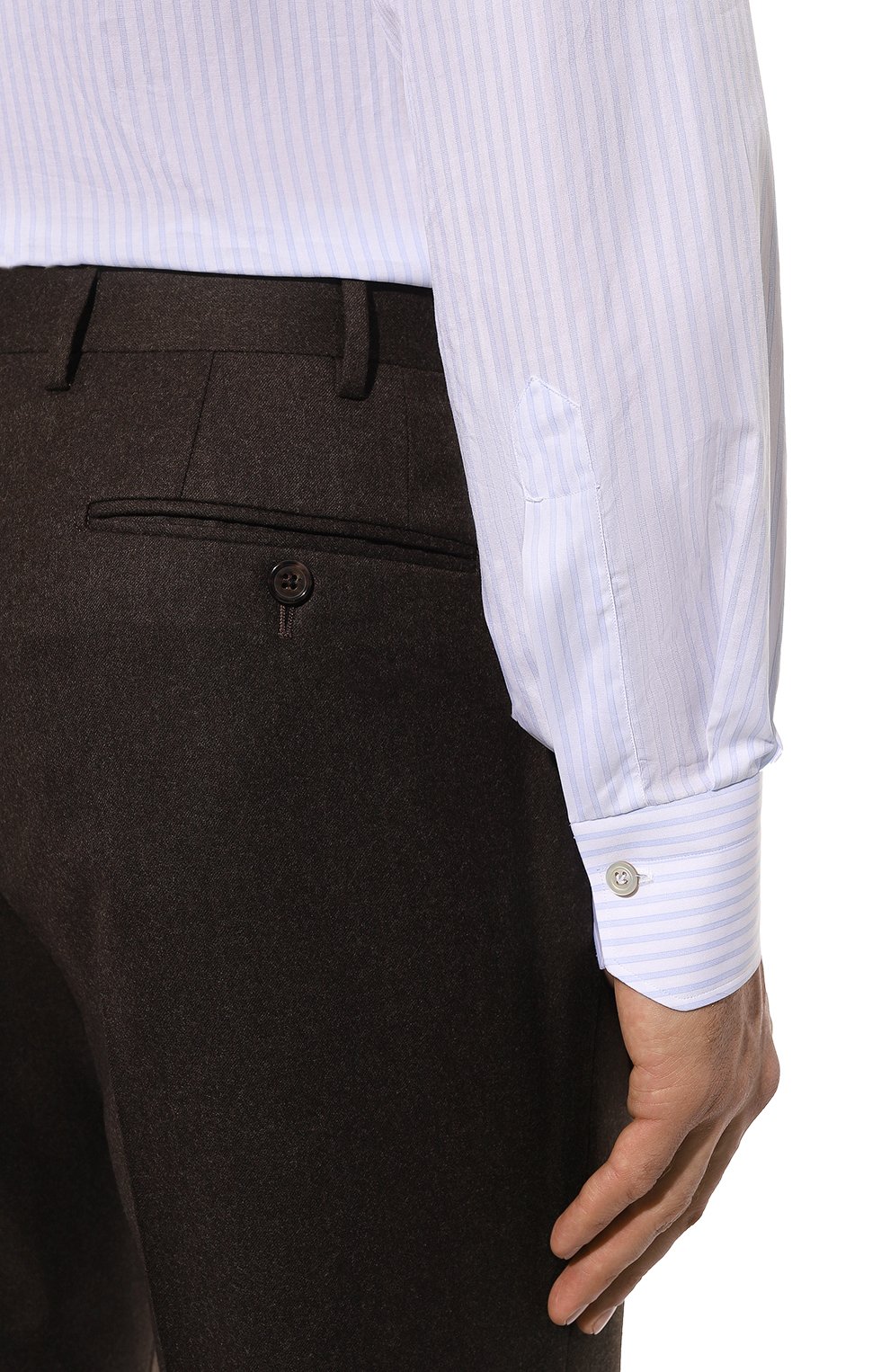 Хлопковая сорочка KITON, арт. UCIH0869014, фото 6