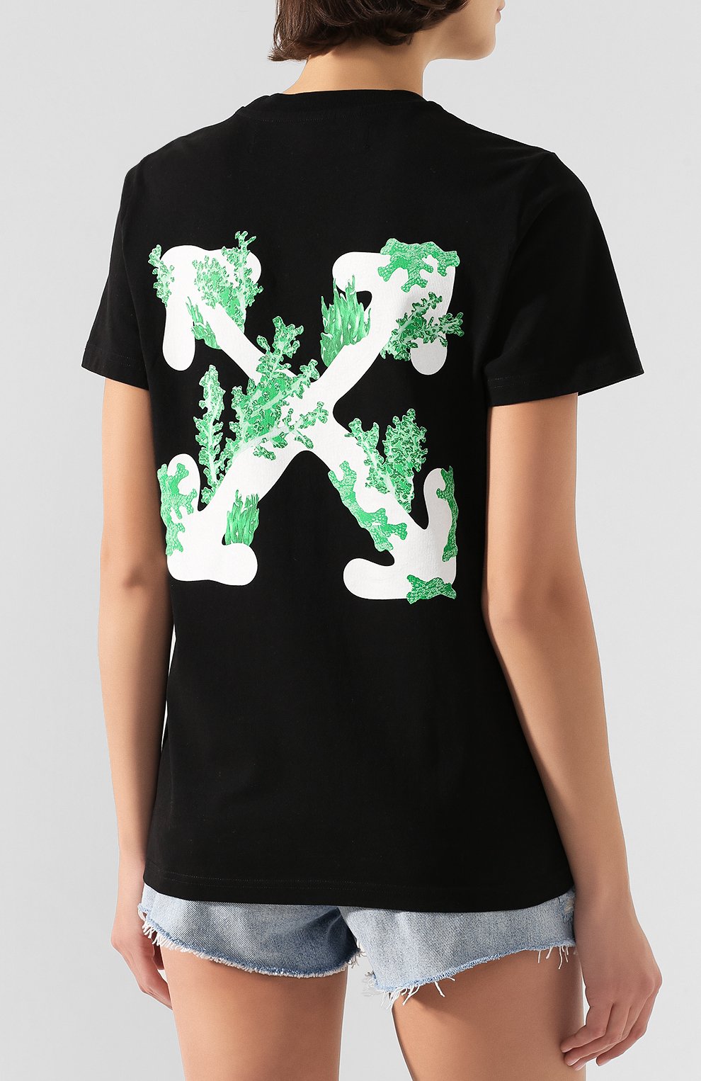 Хлопковая футболка OFF-WHITE, арт. 0WAA049R20B070391001, фото 4