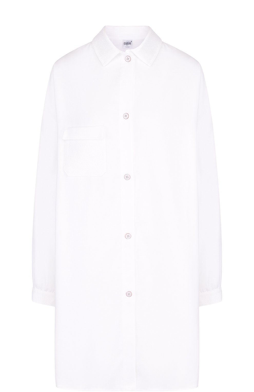 Однотонная хлопковая сорочка свободного кроя CELESTINE, арт. 20000667/VIRGINIA, фото 1