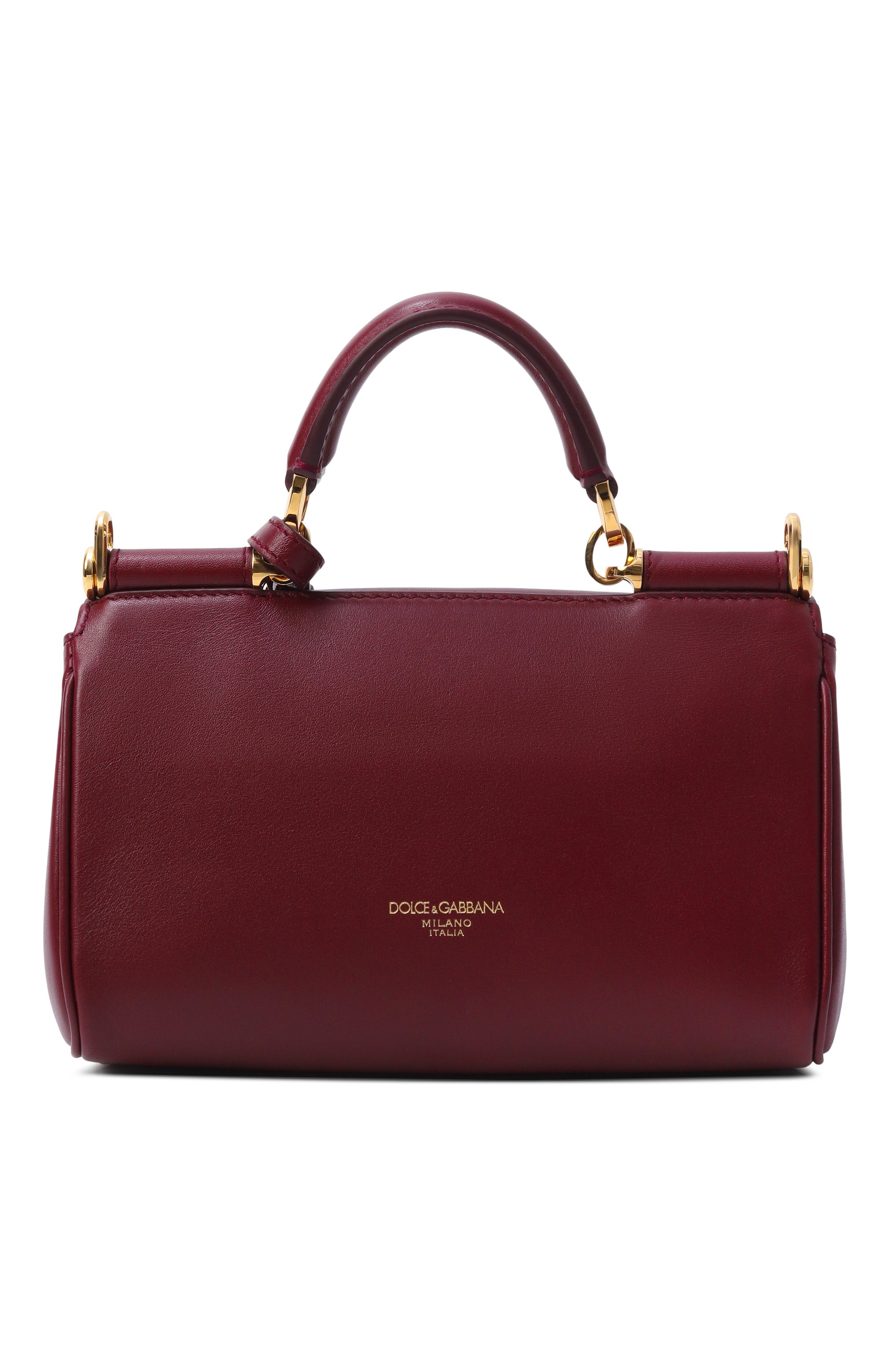 Сумка my sicily mini DOLCE & GABBANA бордового цвета по цене 192500 руб., арт. BB7864/B7321, фото 6 Сумка my sicily mini DOLCE & GABBANA, арт. BB7864/B7321, фото 6