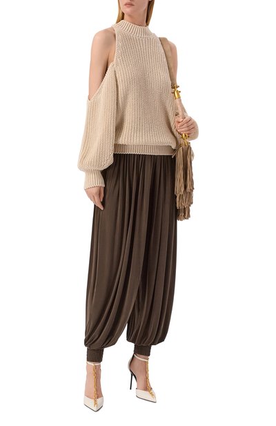 Хлопковый свитер BALMAIN, арт. GF0KE055/KJ69, фото 2