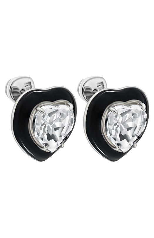 Серьги Courage с хрусталем Moonka crg-er-crs Чёрный  crg-er-crs Фото 3