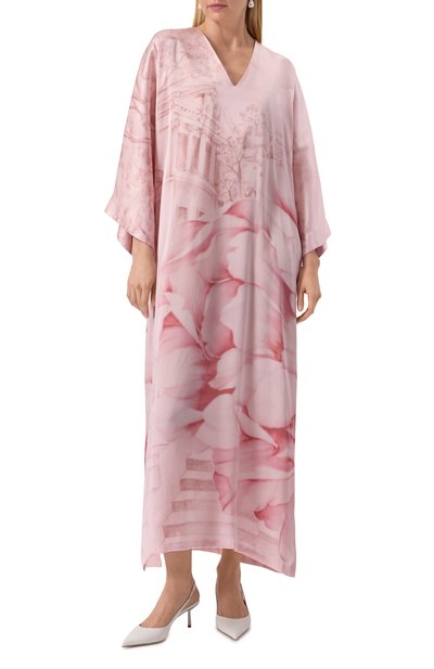 Атласное платье KITON, арт. D58358K0926E11, фото 3