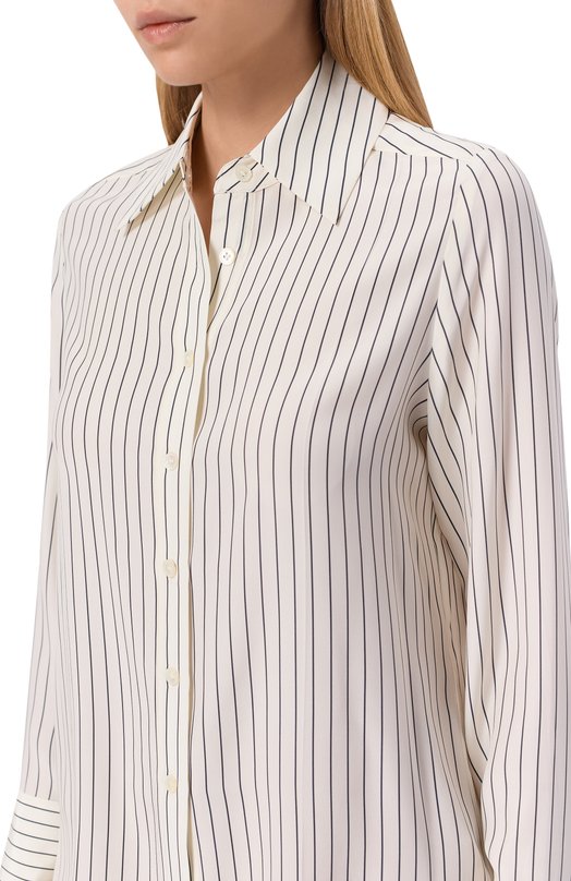 Шелковая рубашка Co 1866NLSS-C0RE Кремовый  1866NLSS-C0RE Фото 5