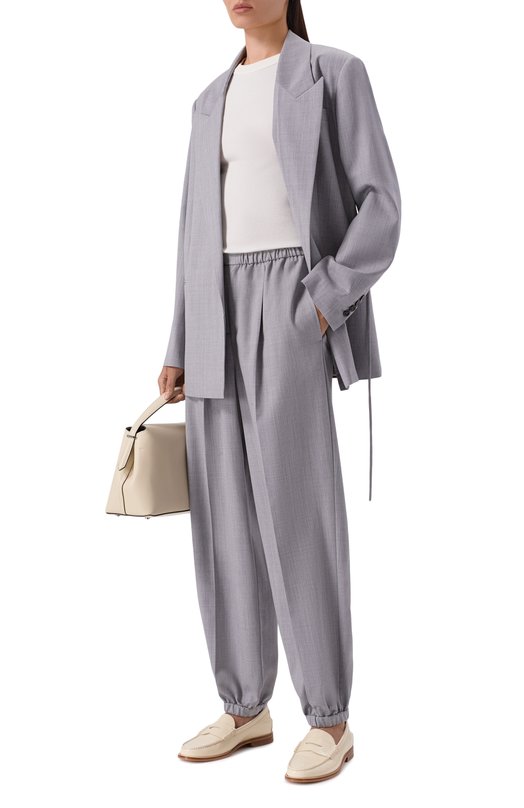 Комбинированный жакет 12 STOREEZ 136463 Серый  136463 Фото 2