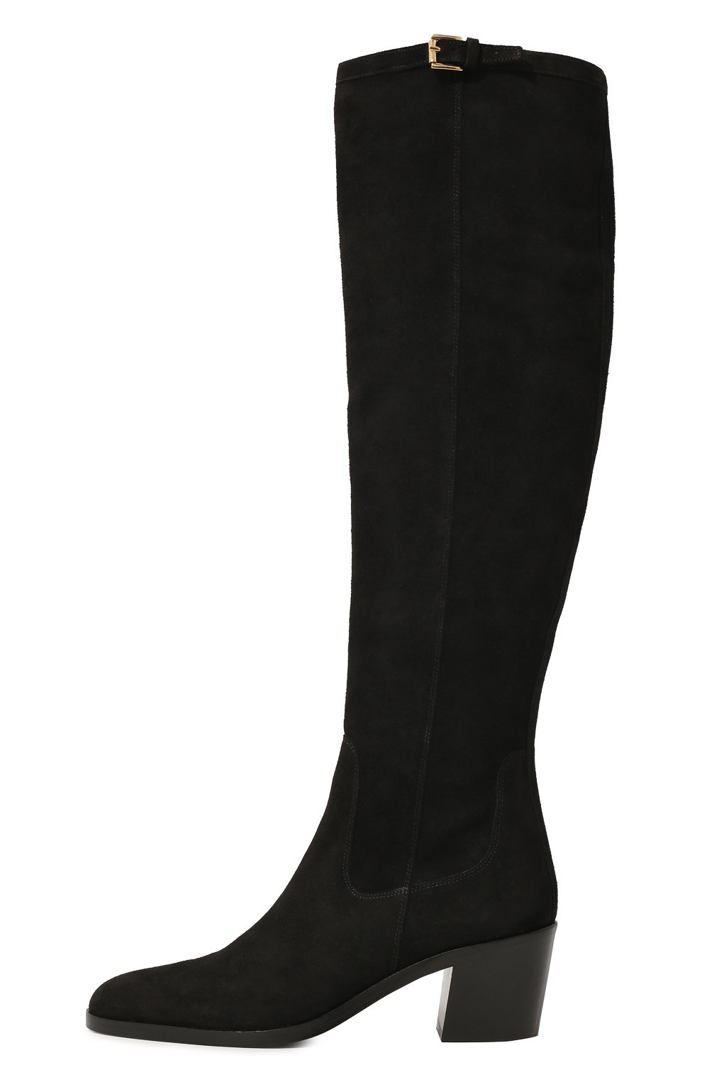 Замшевые сапоги BY FAR, арт. 22PFETSBLU, фото 4