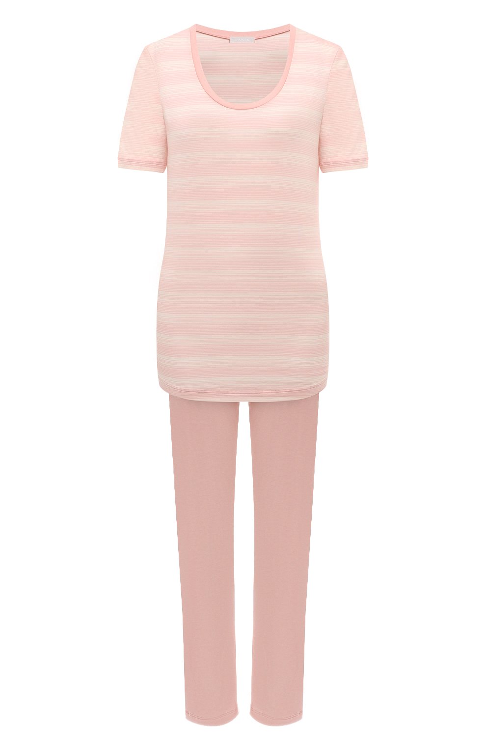 Пижама HANRO розового цвета по цене 24070 руб., арт. 077145, фото 1 Пижама HANRO, арт. 077145, фото 1