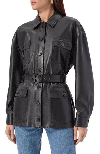 Кожаная куртка SAINT LAURENT, арт. 815253/YC2TF, фото 3